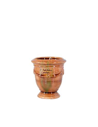 Anduze mini vase enamelled tradition flamed with candle n°7 D13cm - H14cm