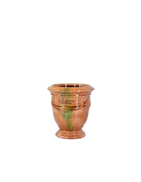 Mini vase d'Anduze émaillé tradition flammé n°7 D13cm - H14cm