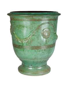 Anduze pot emerald patina