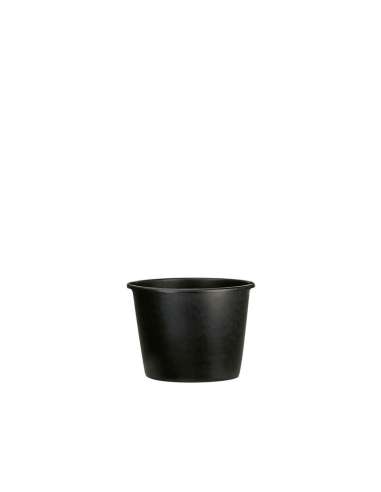 Pot rond en plastique noir pour Anduze n°4 et Mazagran Mini