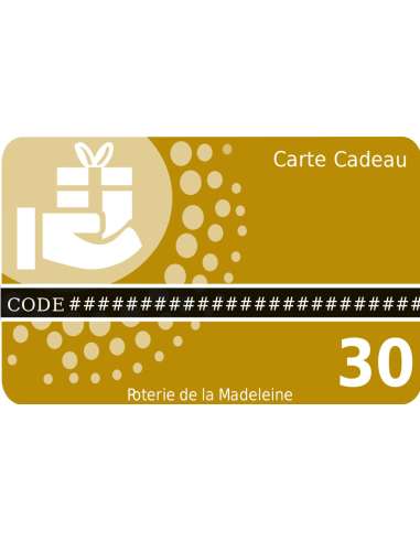 Carte cadeau 30