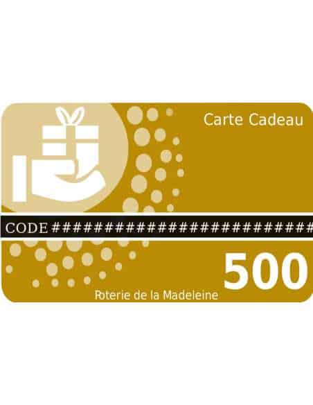 Carte cadeau 500