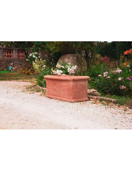 Jardinière rectangulaire Italienne toscane 91x42xH43