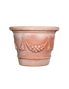 Très grand vase Italien festonné guirlande D102/H76