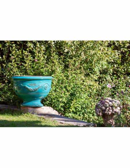 Coupe d'Anduze patine turquoise