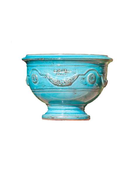 Turquoise patina Anduze bowl